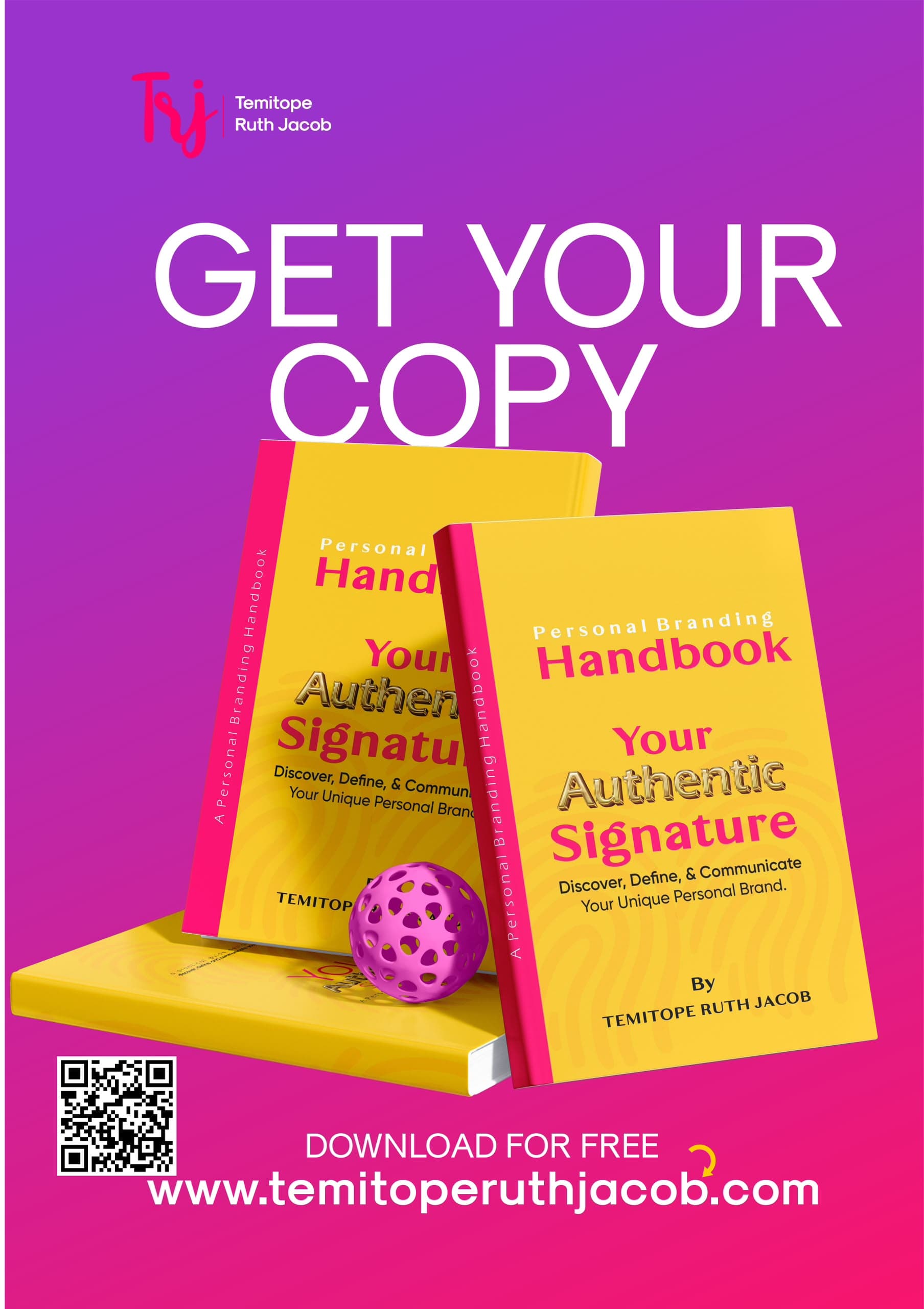 Your Authentic Signature handbook cover